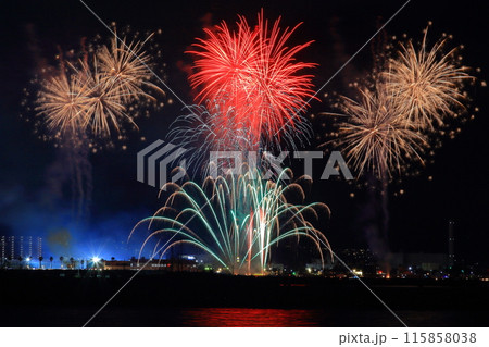 大阪泉州夏祭り泉州夢花火(大阪府泉南市) 大阪泉州夏祭り泉州夢花火(大阪府泉南市) 115858038