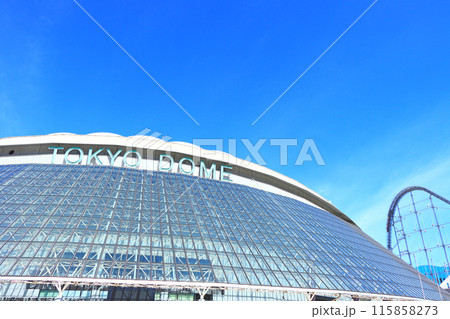 東京都文京区、東京ドームの風景 東京都文京区、東京ドームの風景 115858273