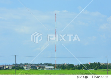 JR東日本越後線の越後赤塚駅から新潟駅までの車窓風景(2022年夏) 115858886
