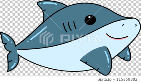 shark cartoon shark cartoon 115859802