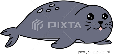 cartoon seal 115859820