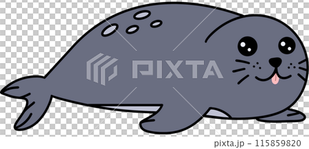 cartoon seal 115859820