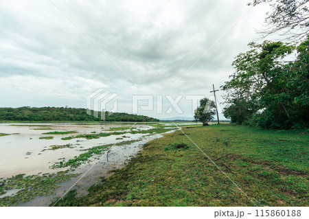 View of Chiang Saen lake View of Chiang Saen lake 115860188