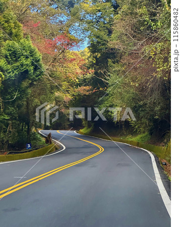 山道 山岳道路 やまみち 115860482