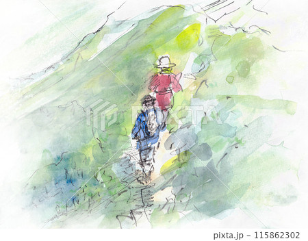 丹後山より大水上山に 115862302