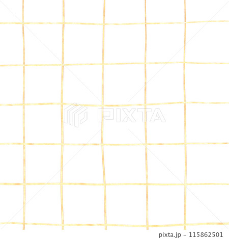 White Gold Plaid Gingham Check Hand Drawn Background Overlay 115862501
