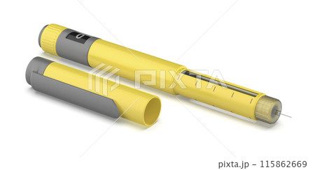 Yellow insulin pen 115862669