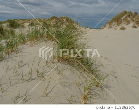 the island of Ameland in the dutch north sea the island of Ameland in the dutch north sea 115862676