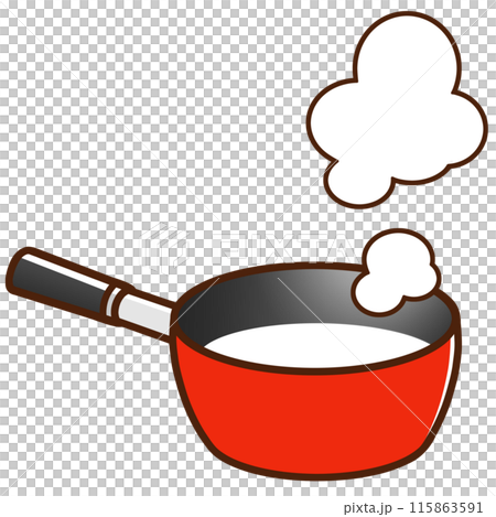 Hot milk (small pot) 115863591