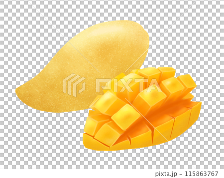 ペリカンマンゴー(フィリピンマンゴー) 一個とカット ペリカンマンゴー(フィリピンマンゴー) 一個とカット 115863767