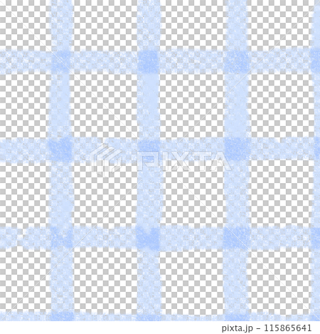 Blue Plaid Hand Drawn Background Overlay 115865641