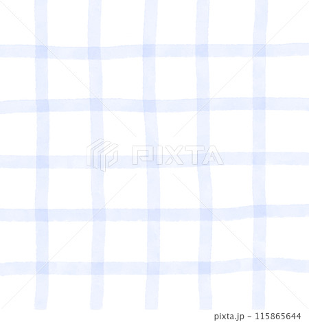 Blue Plaid Hand Drawn Background Overlay 115865644