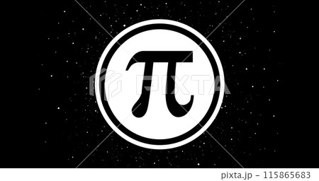 Pi day. Science Space Illustration. Infinitely concept 115865683