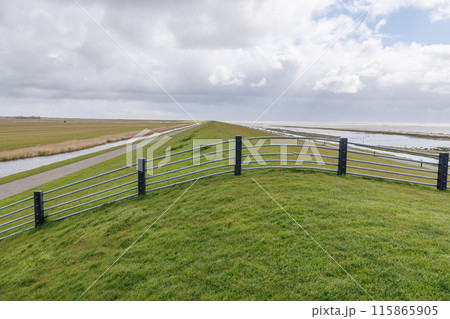 the dutch island of Ameland in the north sea 115865905