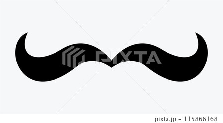 Moustache icon set. Collection of lush stylish hipster mustaches. Moustache icon set. Collection of lush stylish hipster mustaches. 115866168
