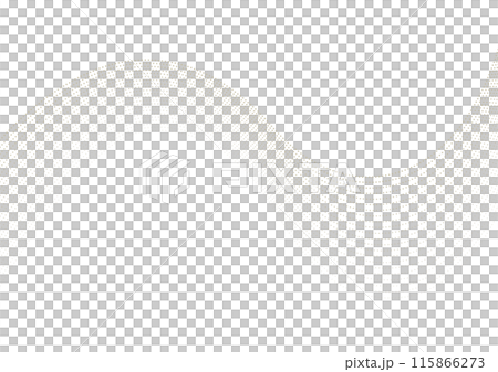 流れるイメージ、曲線・流線・ウェーブ状に並んだドット 115866273