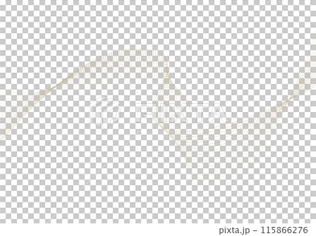 流れるイメージ、曲線・流線・ウェーブ状に並んだドット 流れるイメージ、曲線・流線・ウェーブ状に並んだドット 115866276