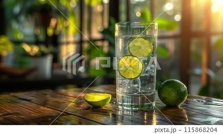 ライムの炭酸水 ライムの炭酸水 115868204