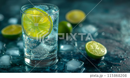 ライムの炭酸水 115868208