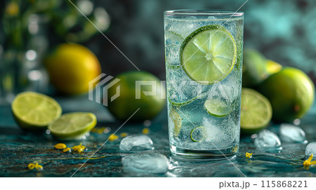 ライムの炭酸水 115868221