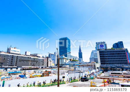 東京再開発 新宿駅西口の解体工事 2024.06 a-2 ビビッドカラー 東京再開発 新宿駅西口の解体工事 2024.06 a-2 ビビッドカラー 115869370