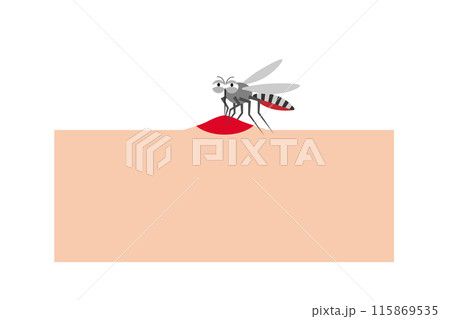 嫌な顔の蚊 115869535