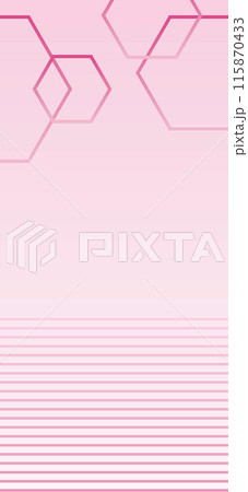 待受画面:六角ピンク 待受画面:六角ピンク 115870433