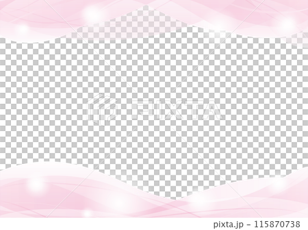 波と光の高級感ある抽象的な背景イラスト　ピンク 115870738