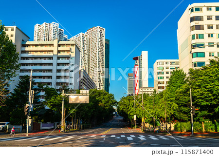 Architecture of Yeouido district in Seoul, South Korea Architecture of Yeouido district in Seoul, South Korea 115871400