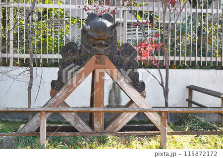東叡山寛永寺 根本中堂 鬼瓦(東京都台東区上野公園) 東叡山寛永寺 根本中堂 鬼瓦(東京都台東区上野公園) 115872172