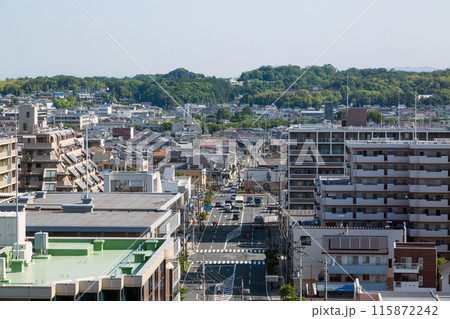 奈良市中心部(JR奈良駅周辺)の風景 奈良市中心部(JR奈良駅周辺)の風景 115872242