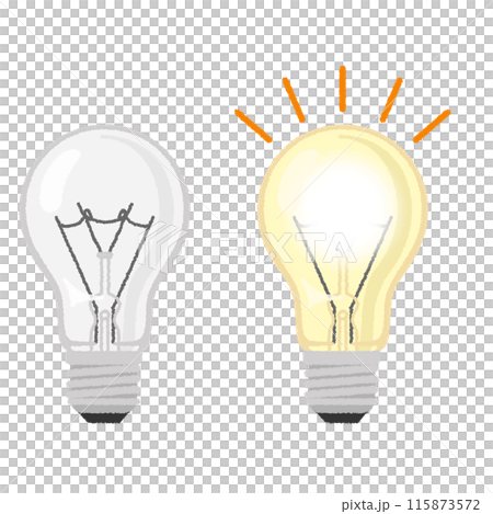 Illustration of a light bulb 115873572