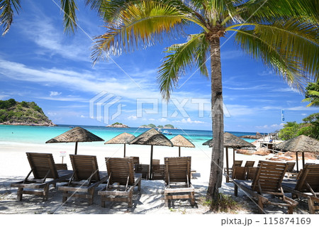 海の綺麗な海外のビーチリゾート～マレーシア　レダン島 115874169