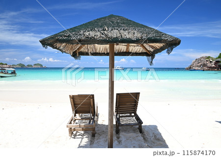 海が綺麗な海外のビーチリゾート～マレーシア　レダン島 115874170