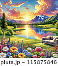 自然豊かな風景 115875846