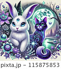 猫とうさぎの魔法の世界 115875853