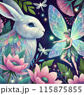 うさぎと妖精 115875855