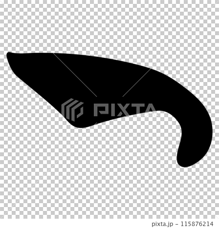 つ(ひらがな)/手書きの筆文字素材 つ(ひらがな)/手書きの筆文字素材 115876214