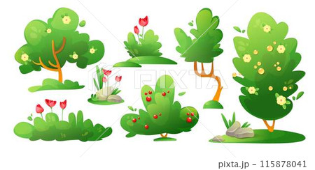 Summer or spring landscape creation nature element 115878041