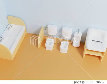 幼稚園・保育園のトイレ 115878667