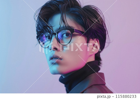 知的なイケメンメガネ男子 115880233