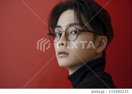 知的なイケメンメガネ男子 115880235