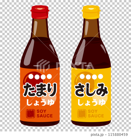たまり醤油とさしみ醤油 115880459