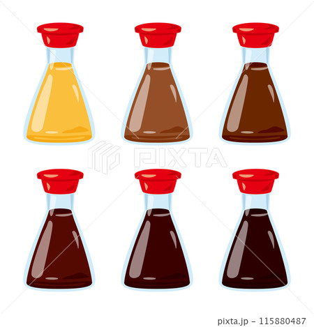 醤油の種類　卓上瓶文字なし 115880487