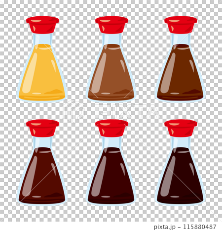 醤油の種類　卓上瓶文字なし 115880487