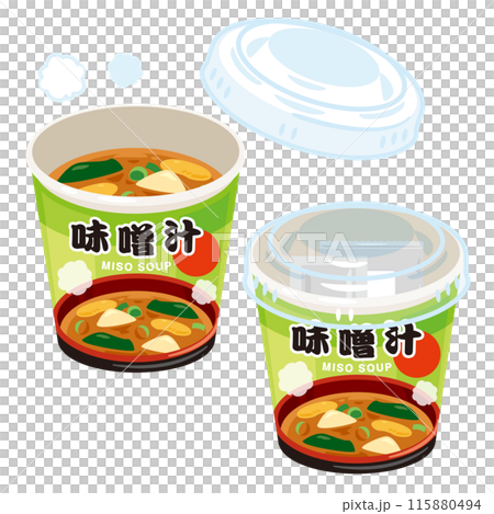 Cup Miso Soup Cup Miso Soup 115880494