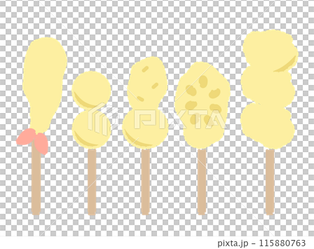 炸串油炸食品插畫 115880763