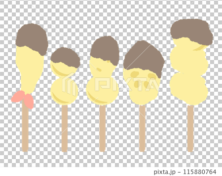 炸串油炸食品插畫 115880764