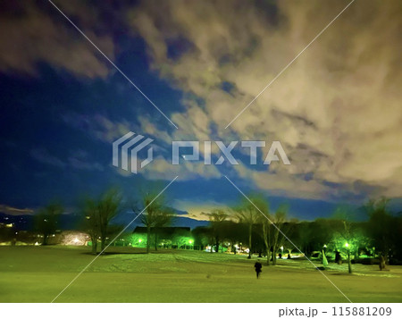 夜の公園 115881209