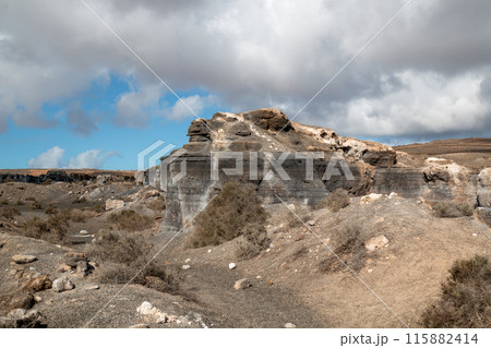 Rock formations park, Antigua Rofera, Lanzarote, Spain 115882414